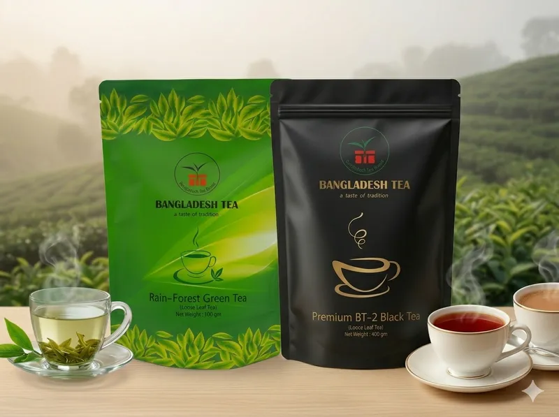 Premium BT-2 Black Tea & Green Tea Combo